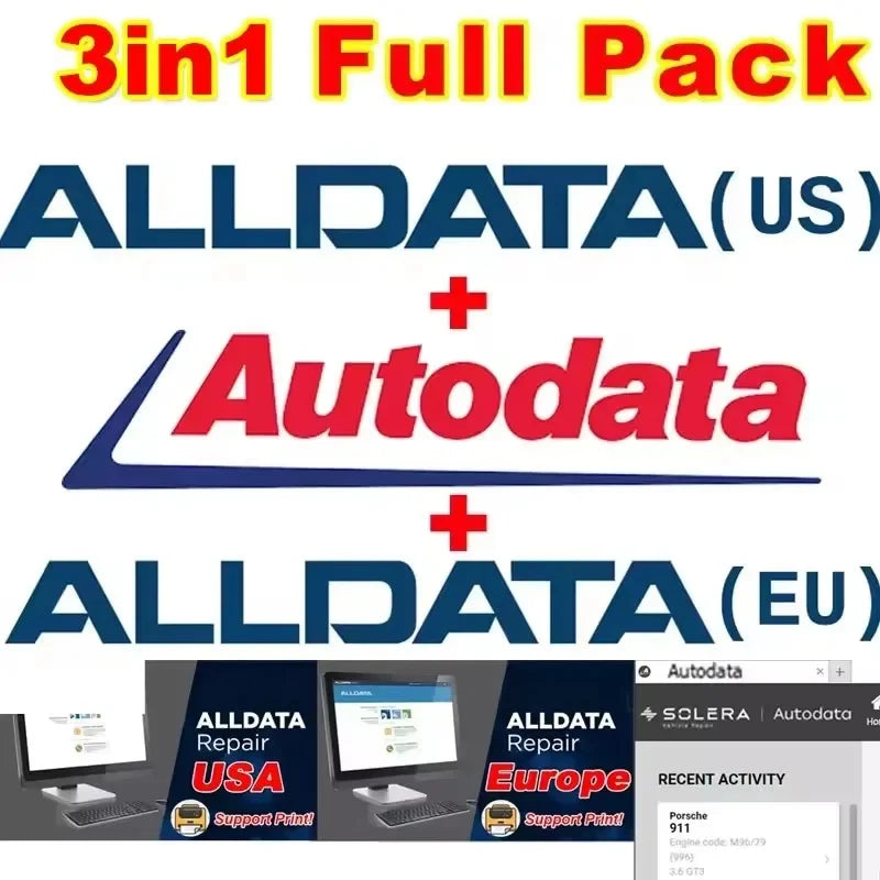 Offline Access for AllData Automotive Repair Software 2025, Latest Edition
