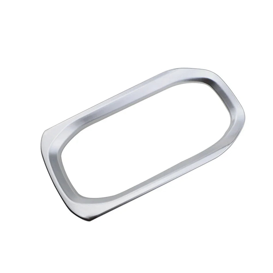 Adesivo cornice portabicchiere centrale console Honda Vezel HR-V 2014-2020, ABS argento