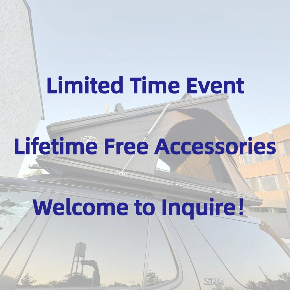 ZUIMI 4x4 Offroad Automobilio Stogo Palapinė su Aliuminio Kieta Danga, Clamshell RTT 4 Asmenims