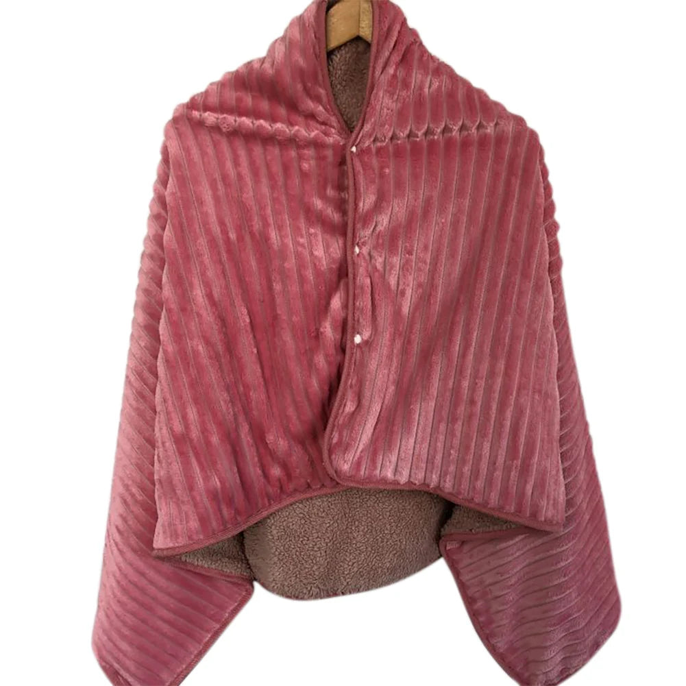 USB Electric Blanket Wearable &ndash; Three Heat Settings Red