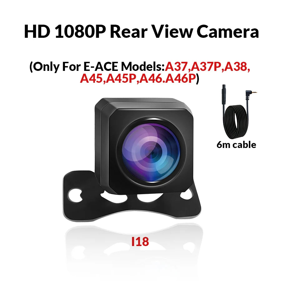 E-ACE I18 Rearview Mirror Camera &ndash; FHD 1080P Night Vision