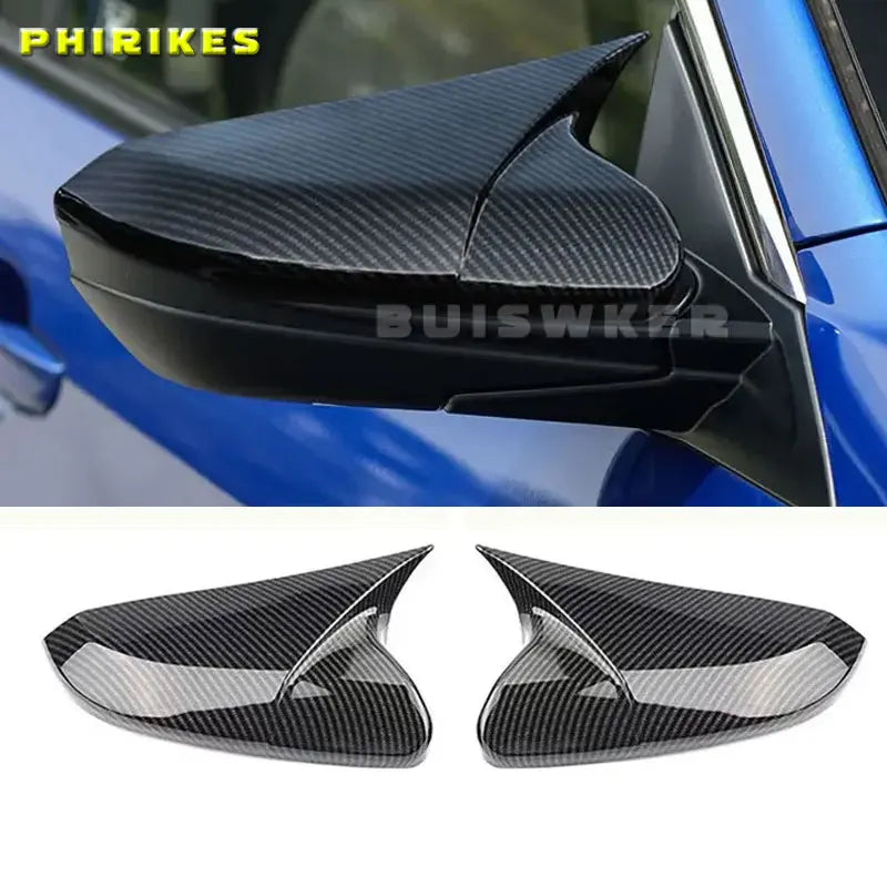 ABS veidrodžio dangtelio apdangalas Honda Civic 10-osios kartos juodas pora