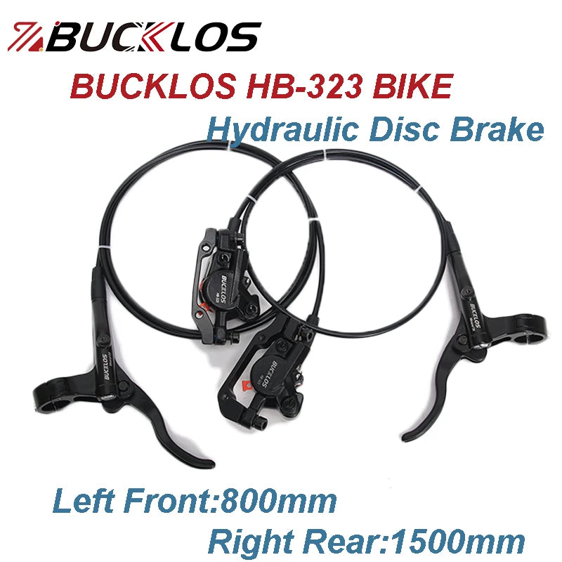 BUCKLOS HB-32 hydraulická MTB kotoučová brzda, 2-pístková, přední a zadní