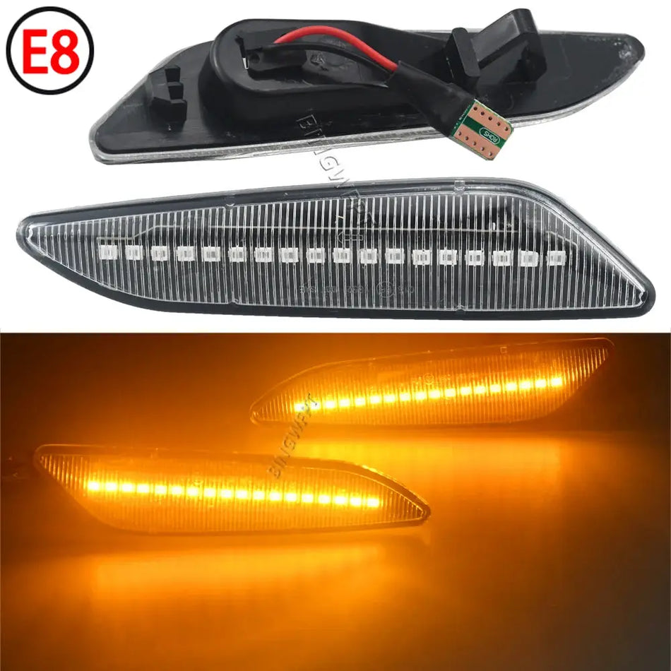 LED Dynamic Blinker Side Marker Turn Signal Lights Lamp Accessories For Alfa Romeo 147 156 Fiat Egea Tipo Lancia Delta Ypsilon 3 by InterCyprus Trading Ltd