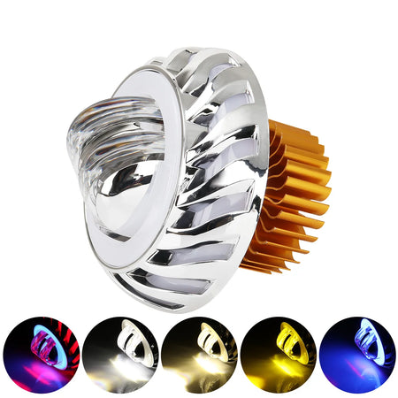 KEVANLY Motorcycle Headlight &ndash; Dual Halo LED Projector Lens