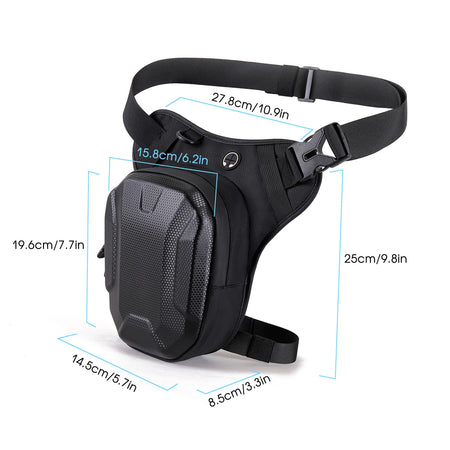 Knight Motorcycle Thigh Bag &ndash; Rainproof Reflective PU