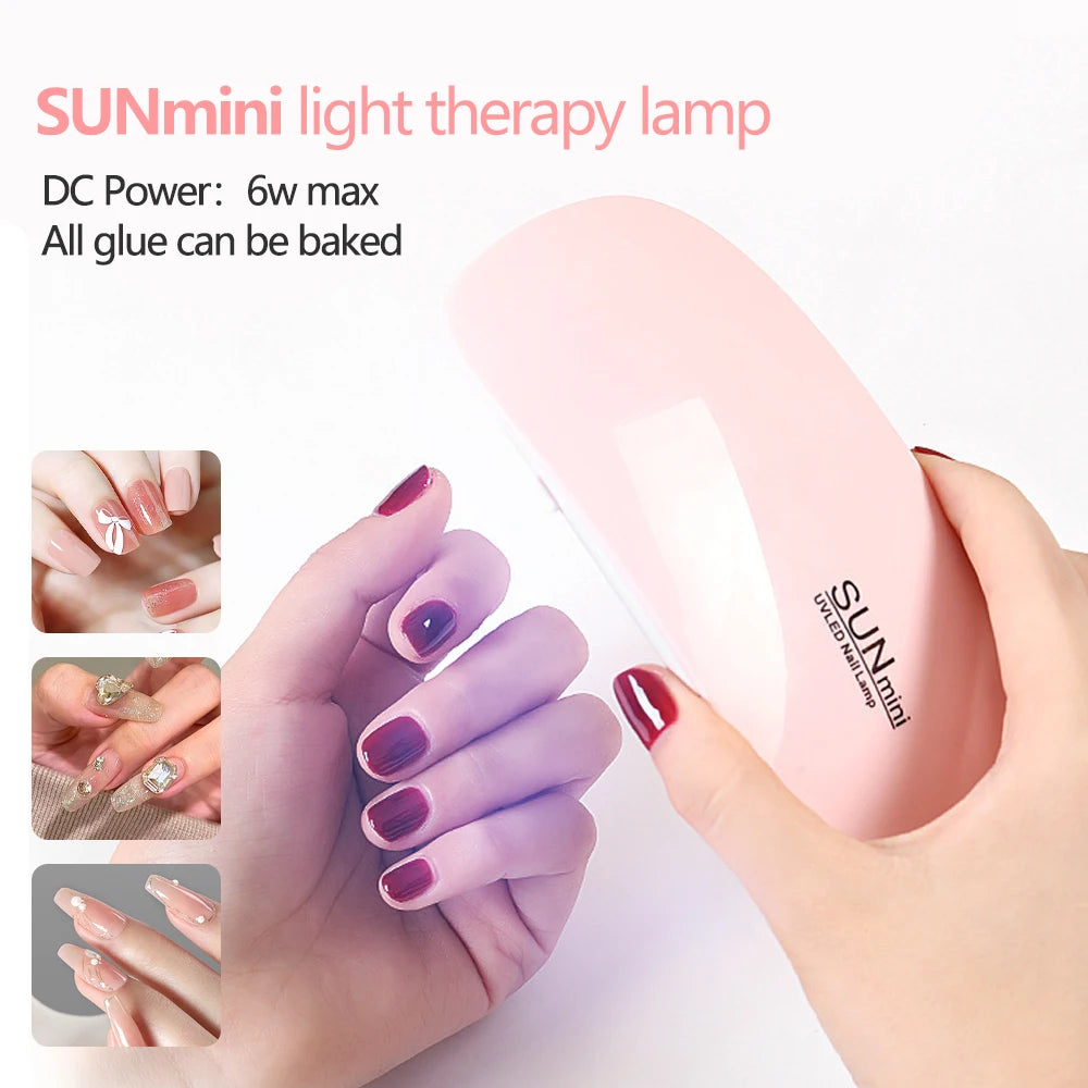 YIKOOLIN 6W UV LED Mini Nail Lamp &ndash; Fast 60s Drying