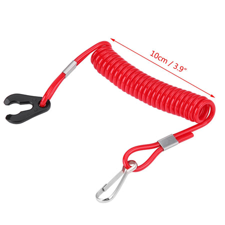 Universal Boat Engine Kill Switch | Emergency Stop Lanyard for Motorboats &amp; Outboards