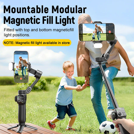 AOCHUAN Handheld Gimbal Stabilizer &ndash; Smooth Face Tracking for Perfect Selfies
