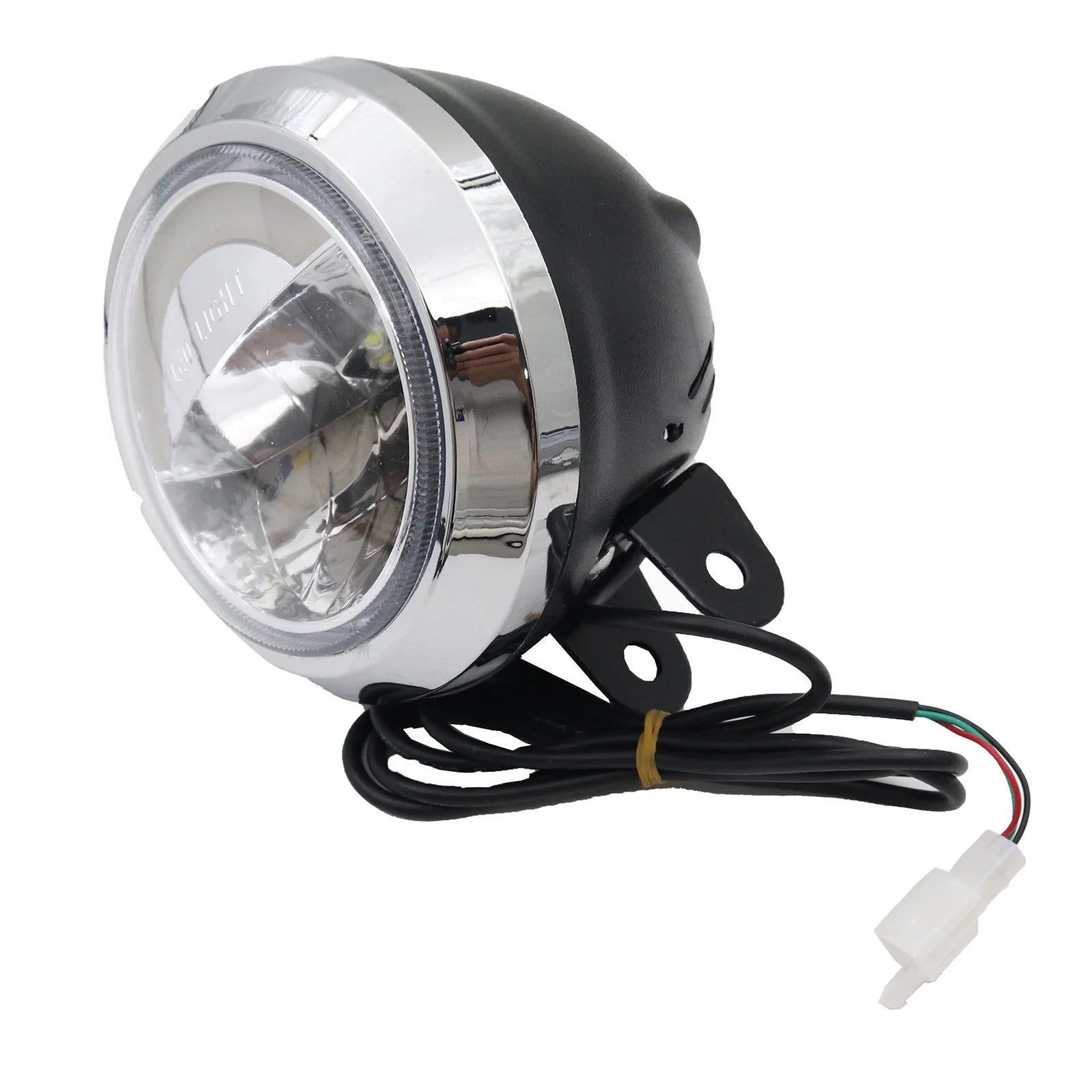 Integrated Headlight and Horn for Electric Scooters and Motorcycles