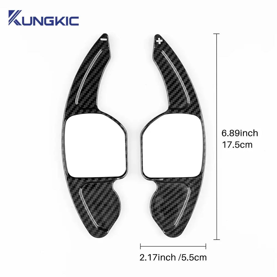 Carbon Fiber Shift Paddle Stickers for SEAT Leon FR Ateca Ibiza by InterCyprus Trading Ltd