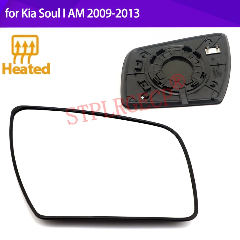 Lente de espejo retrovisor calefactable para Kia Soul 2009-2013