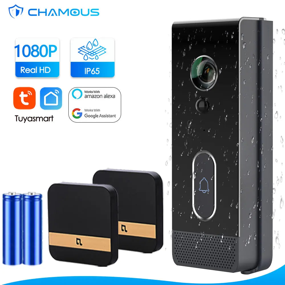 Tuya WiFi Doorbell Camera Outdoor &ndash; Battery Powered