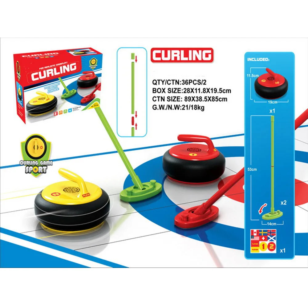 Curling Toy Set &ndash; Electric Suspended Curling Ball Game