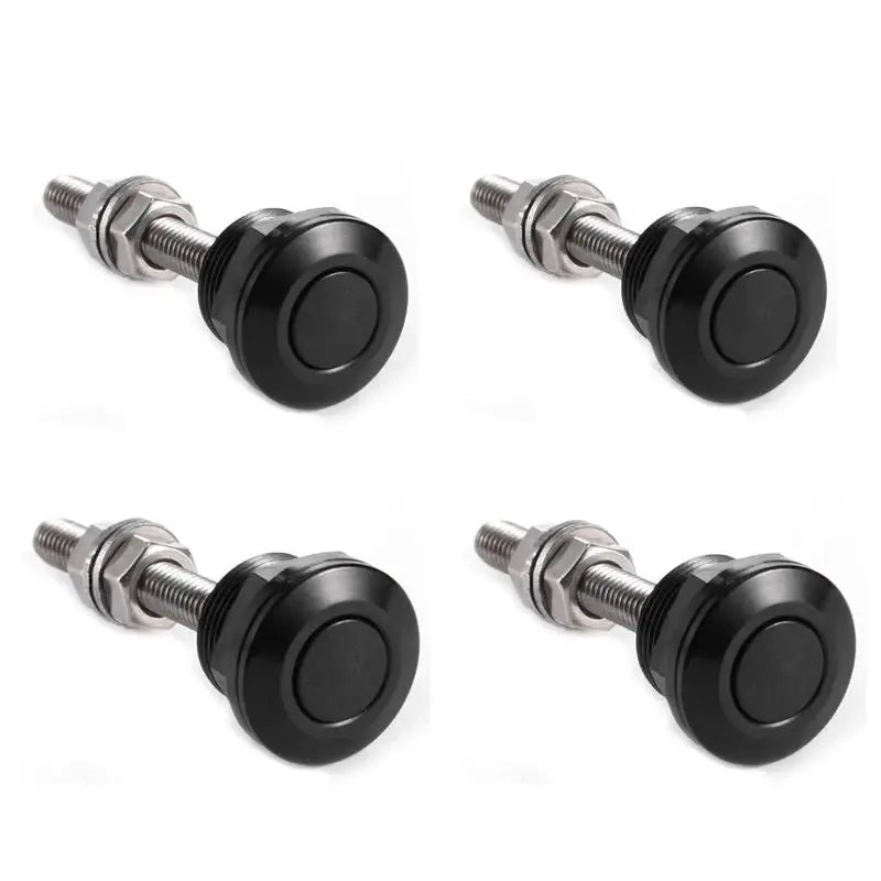 22mm 1Pc/4Pcs Universal Car Push Button Bonnet Hood Pins Kit Aluminum Quick Release Latch Bumper License Plate Lock Clip by InterCyprus Trading Ltd
