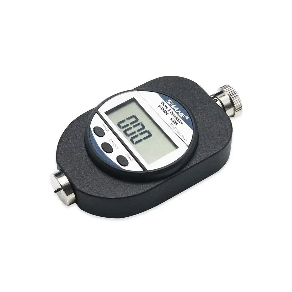 Shahe LCD-display Digital Shore A Durometer för däckgummihårdhetstestare