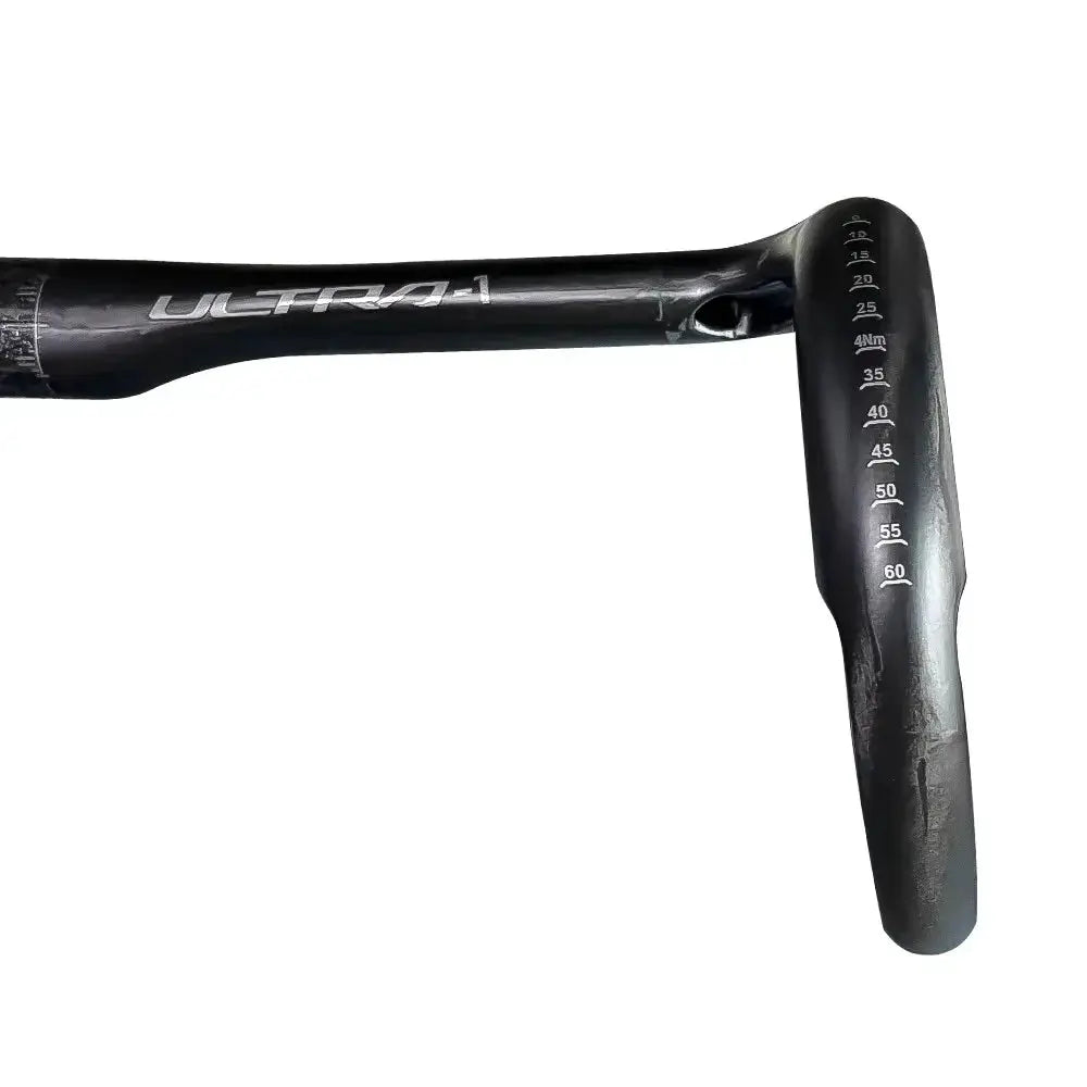 BALUGOE Road Bike Handlebar Ultralight Carbon Fber Semi Internal Cable Racing Competitive Bending Handle Riding Accessories by InterCyprus Trading Ltd