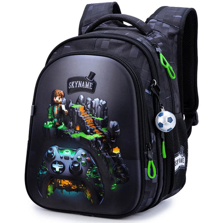 SkyNameCN Space School Backpack - Waterproof Nylon Durable R1-060