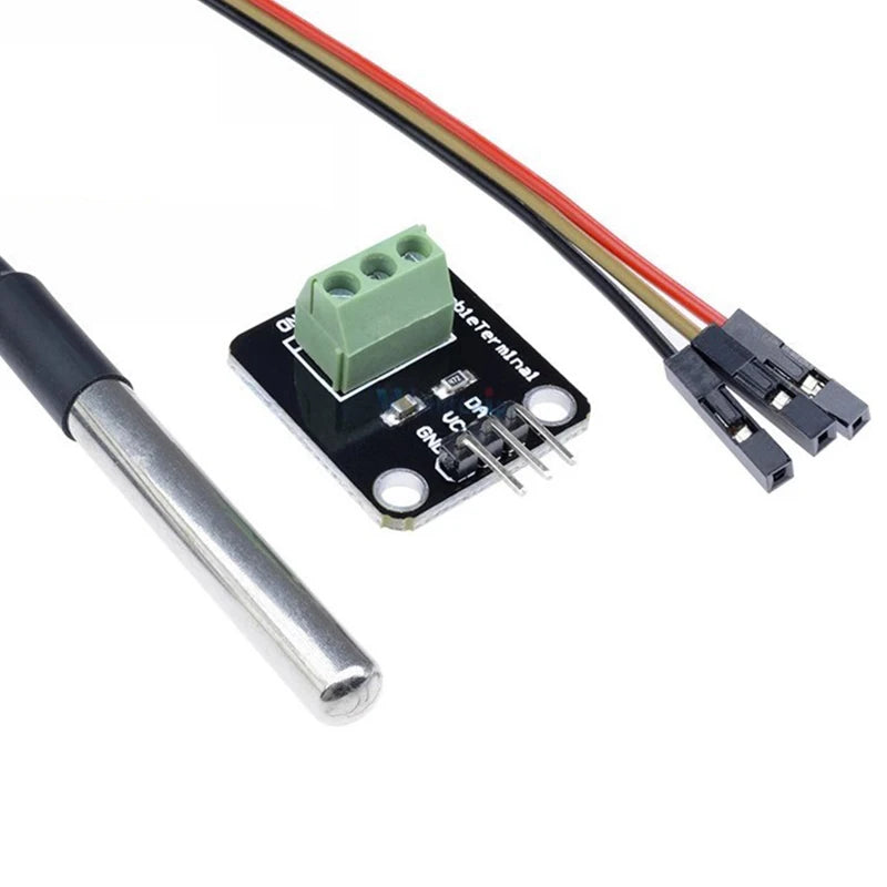 DS18B20 Temperature Sensor Module Kit &ndash; Waterproof Stainless Steel Probe