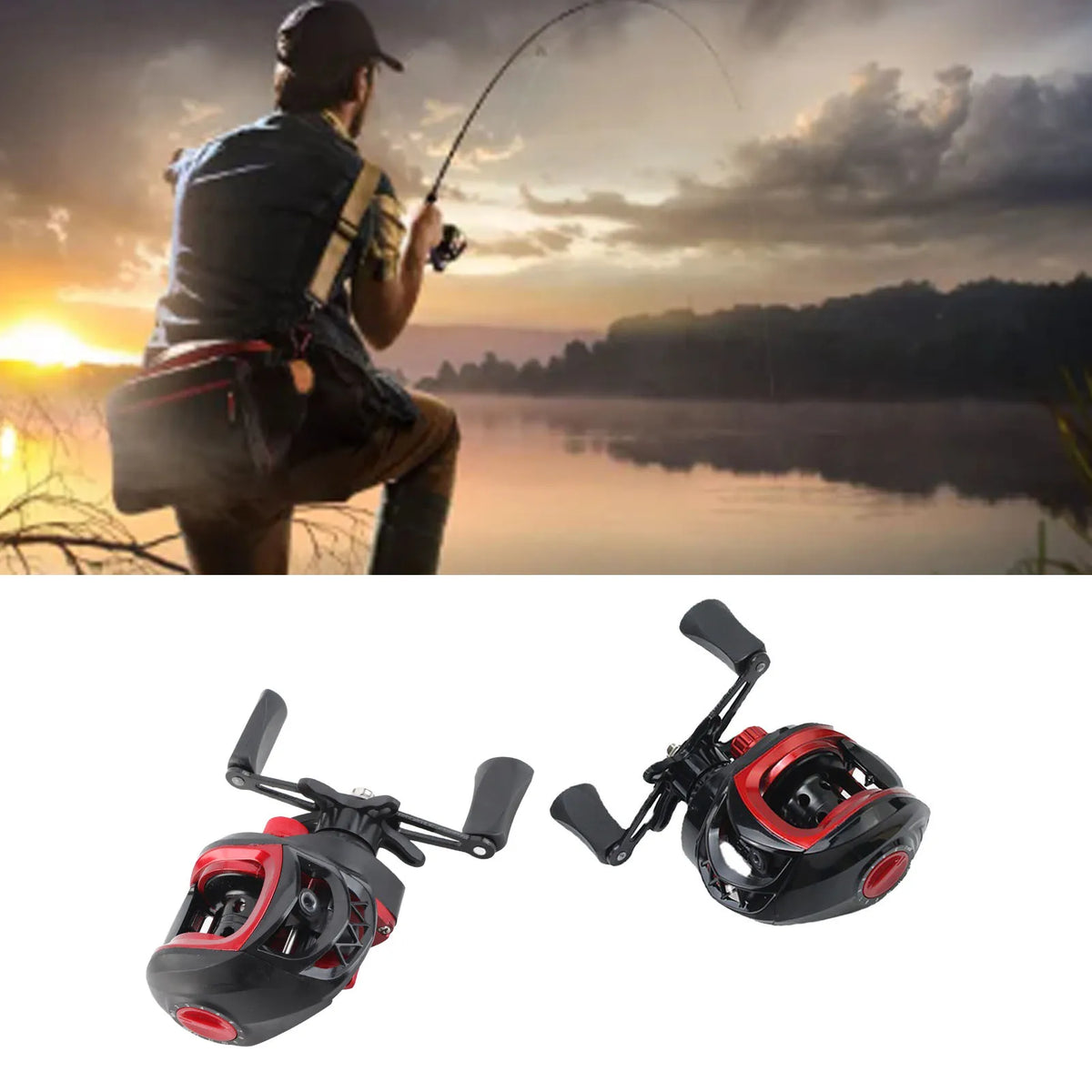 Baitcasting Reel Metal Long Cast Powerful Lightweight Smooth Baitcaste – InterCyprus Trading Ltd