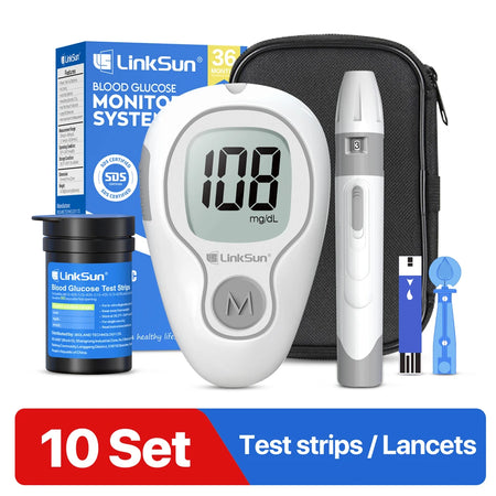 LinkSun G-425-3 &ndash; Blood Glucose Test Kit With Strips G-425-3 10suit / CHINA