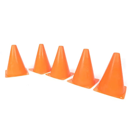 High-Visibility 18CM Training Cones - Set of 5 Orange