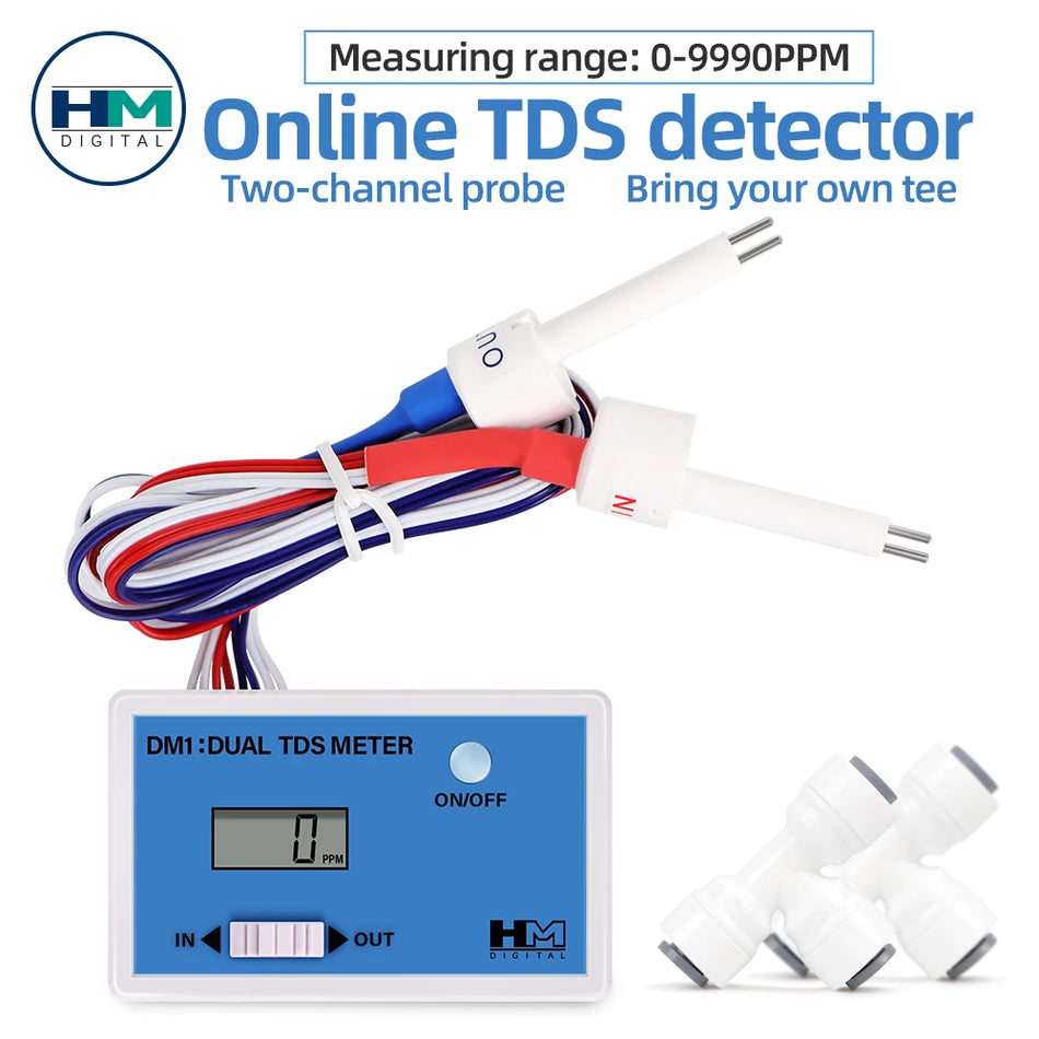 Digital Water Quality Tester Dual Probe &ndash; TDS Monitor