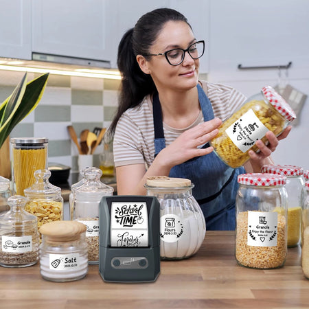 HZTZ Wireless Thermal Label Printer - Bluetooth Printing