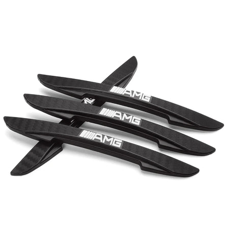 4PCS Black Car Door Edge Guard Protector Strips for Mercedes Benz AMG W204 W205 W211 W212 W213 A S M B C E R G Class For AMG