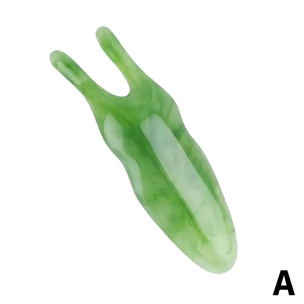 Natural Resin Gua Sha Massager for Face and Body - Skin Care Beauty Tool A / China