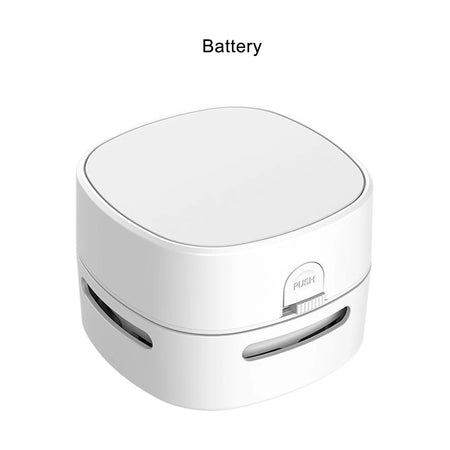 Mini Desk Vacuum &ndash; Rechargeable Cordless Dust Catcher Battery