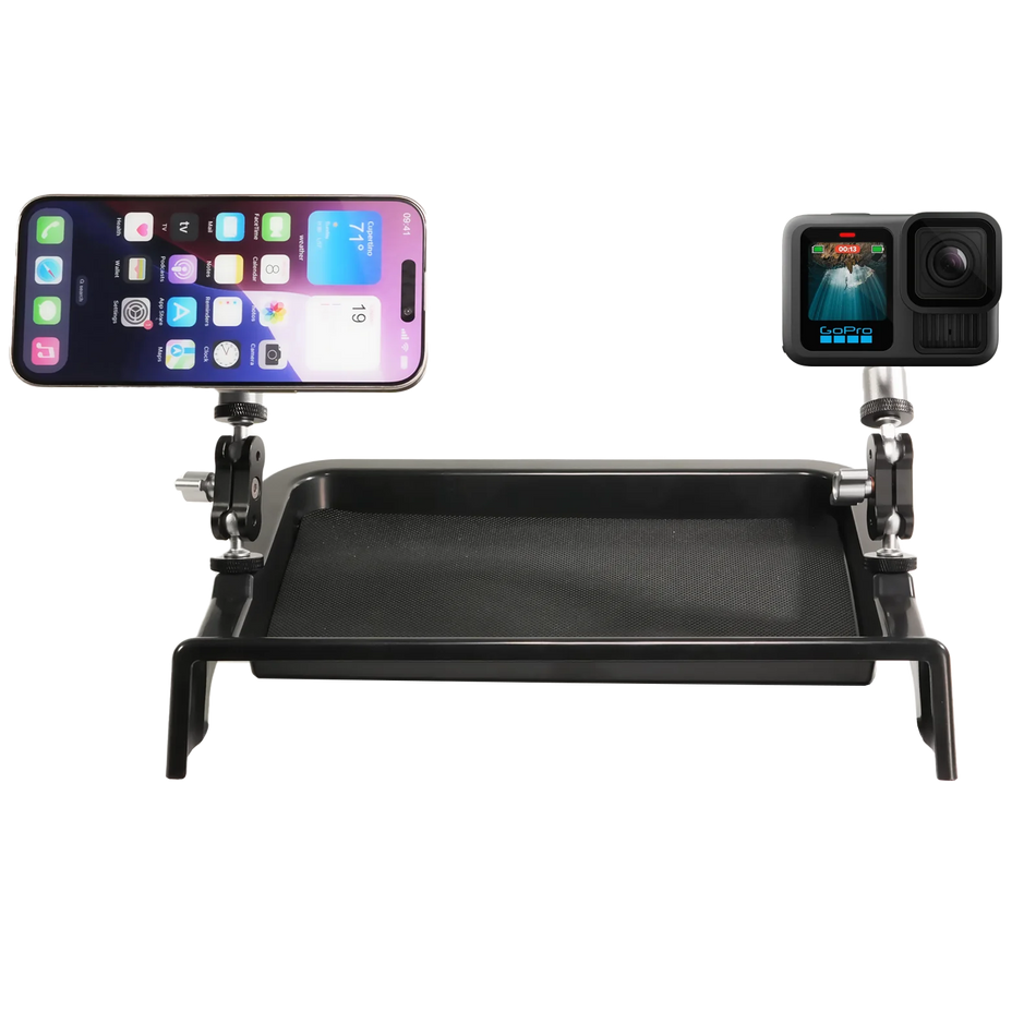 Кутия за съхранение на автомобил с държач за телефон и двойни стойки Камри