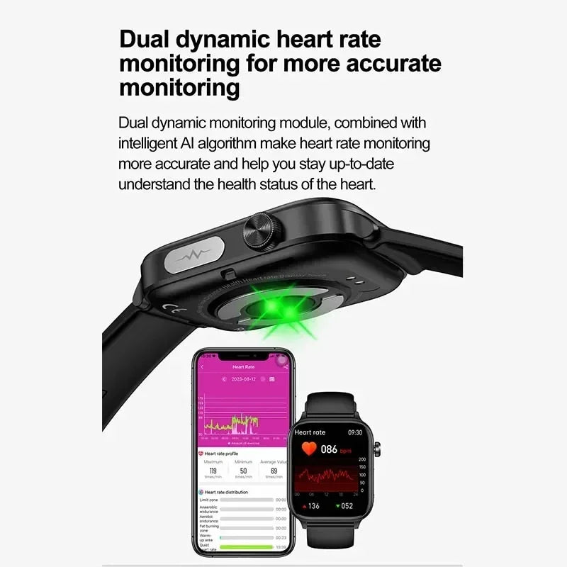 AI Diagnostic Detector Smart Watch &ndash; Comprehensive Health Tracking