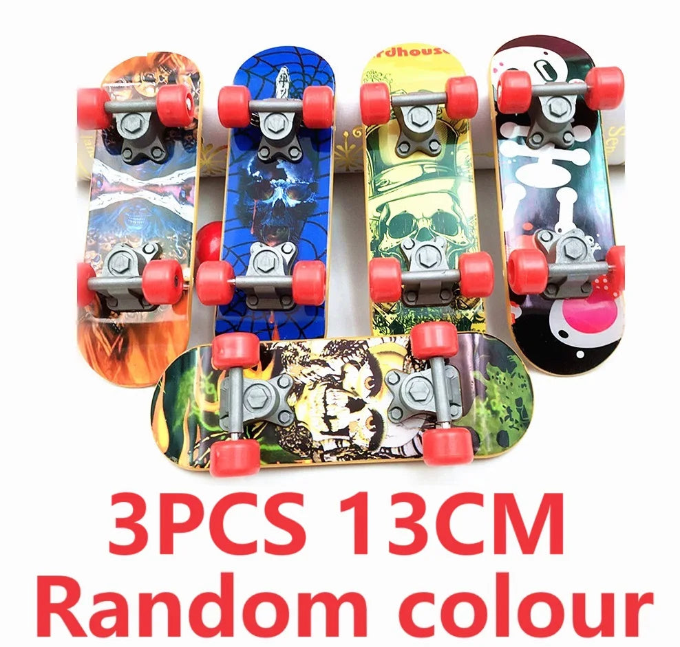 3 PCS Fingerboard Set &ndash; Anti Stress Desk Toy For Training 3 PCS 13CM Plstic