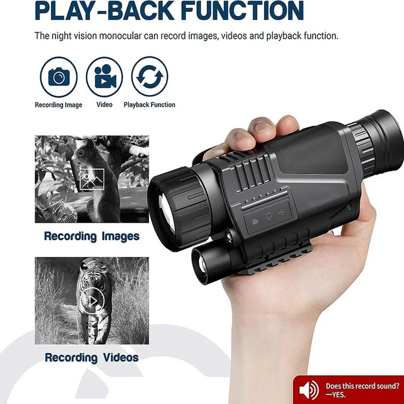 Powerful Monocular Night Vision 200M &ndash; Low Light Performance