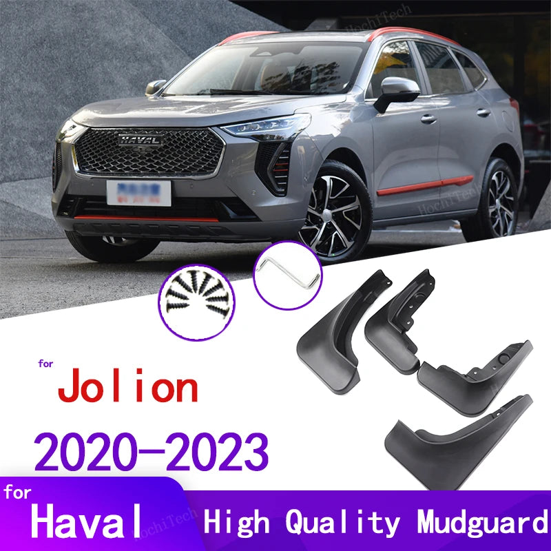 ABS Μπροστινές Και Πίσω Λασπωτήρες Για GWM Haval Jolion 2020-2023