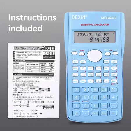 Multifunctional Scientific Calculator with Large Display for Students and Office Use