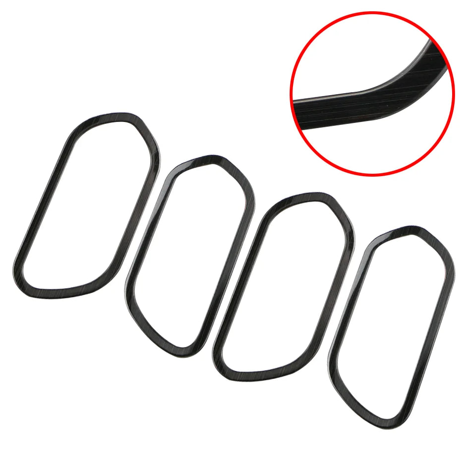 Nissan Kicks 2017-2021 Inre Dörrhandtag Skålring Täcke Rostfritt Stål