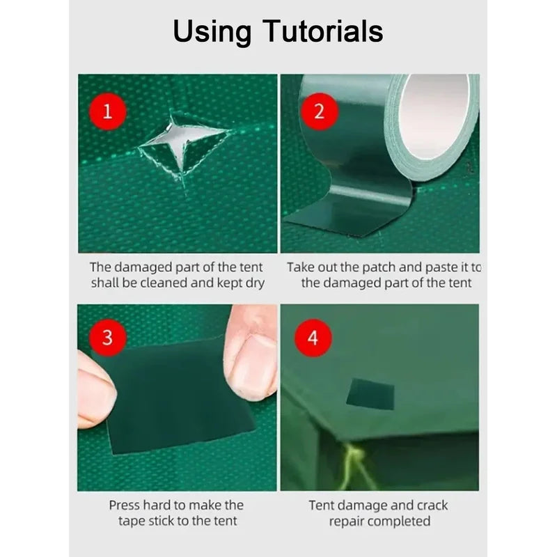 10M Waterproof Adhesive Repair Tape for Tents and Tarpaulins