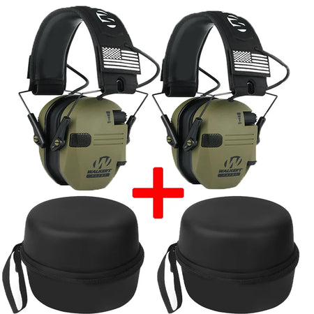 Tactical Electronic Shooting Earmuff &ndash; Noise Reduction 2 PCS With box 1