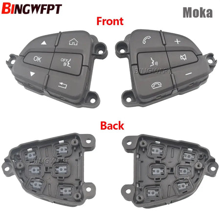 1pair Black/Moka Color Steering Wheel Control Switch Buttons For BENZ C GLC Class W205 W253 A0999050200 A0999050300 by InterCyprus Trading Ltd