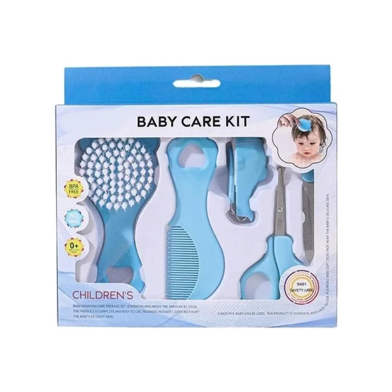 Infant Comb 5 Piece Bristle Soft Grooming Set &ndash; Gentle Hair Care for Babies