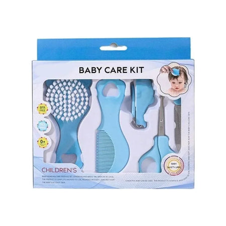 Infant Comb 5 Piece Bristle Soft Grooming Set &ndash; Gentle Hair Care for Babies