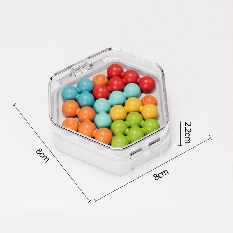 Smart 3D Bead Puzzle Strategy &ndash; Brain Game Challenge