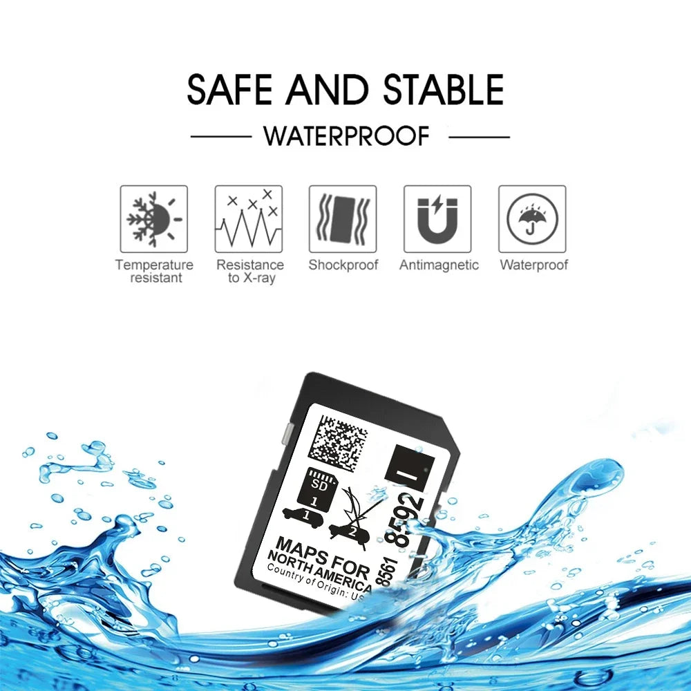 SD Card North America 2023 GM 8561 8592 Maps &ndash; 32GB Storage