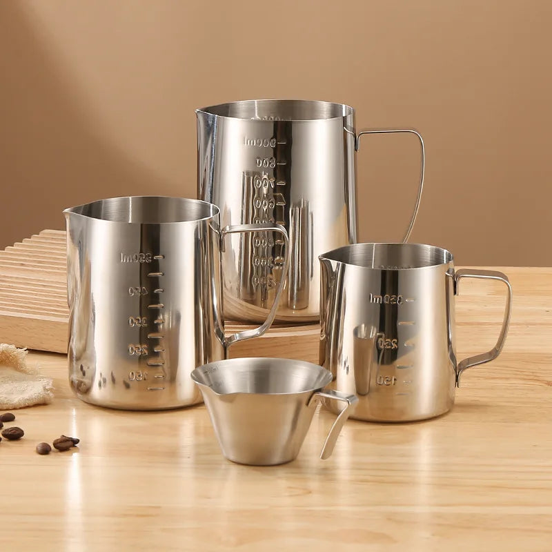 WUWANLI Coffee Latte Art Pitcher &ndash; Precision Control with Clear Scale