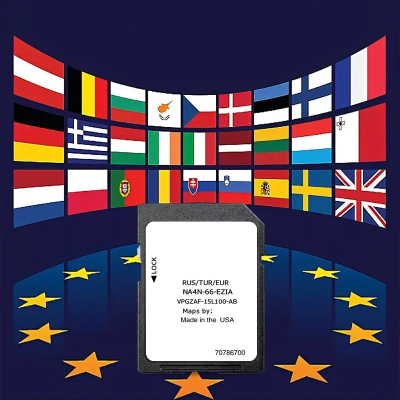 Card SD Update For FIAT 2022 Navigation &ndash; Europe Maps CHINA