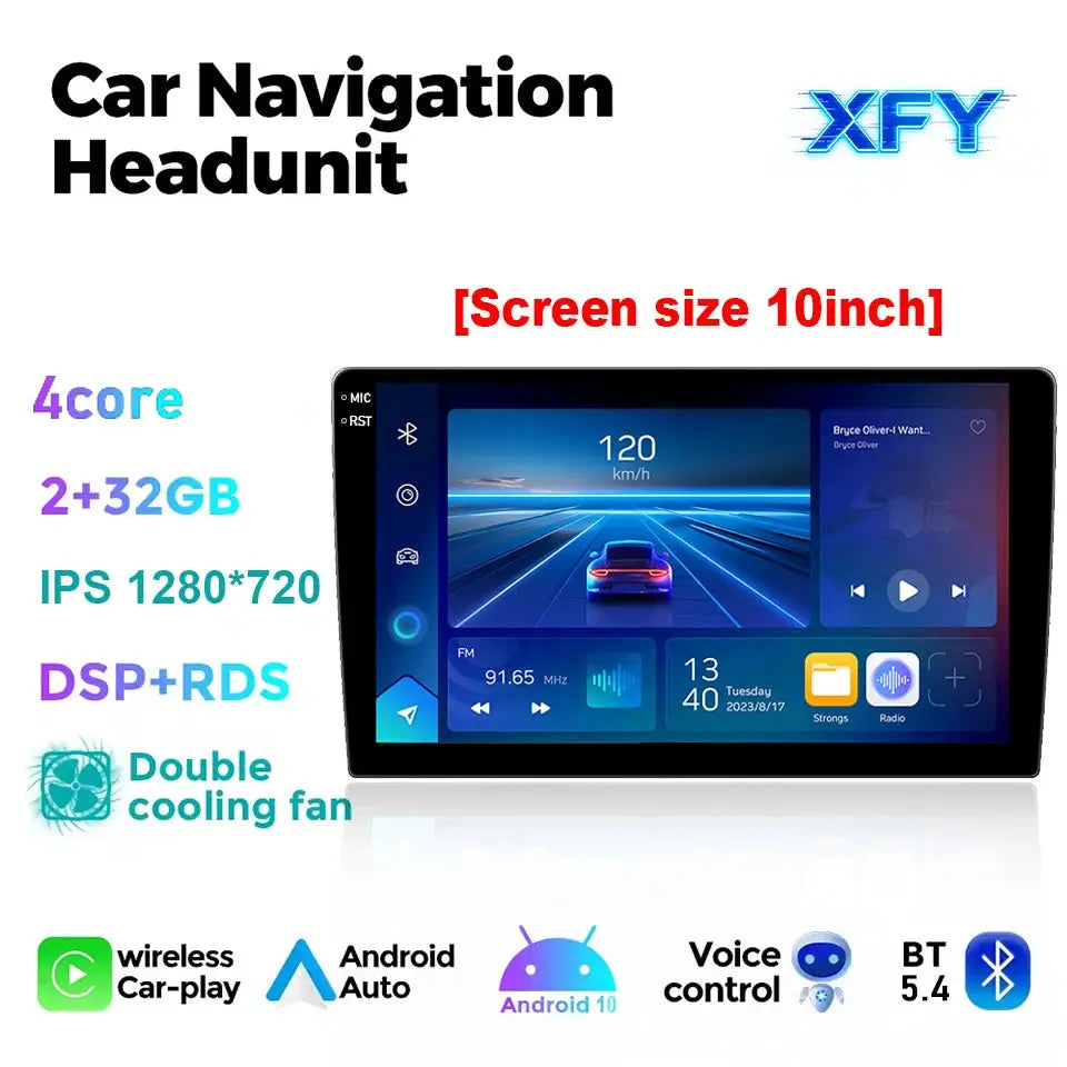 Android 15 Car Stereo Radio With GPS DSP for Toyota VW Nissan Hyundai Kia by InterCyprus Trading Ltd