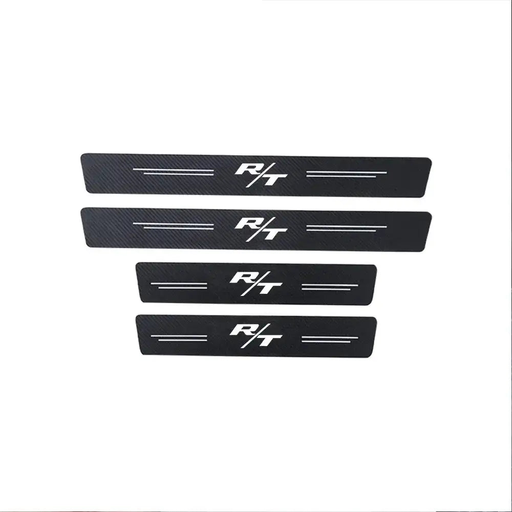 Dodge Charger Carbon Fiber Door Sill Protector 4Pcs 4pxs For RT