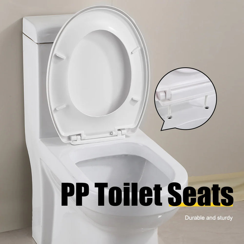 V-Shaped Toilet Seat - Quiet Close Lid For All Ages